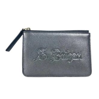 Bulgari Pre-owned Portemonnee / Muntzakje - Dames - Vintage Accessoires - Zwart - ONE Size - Leer - Vintage