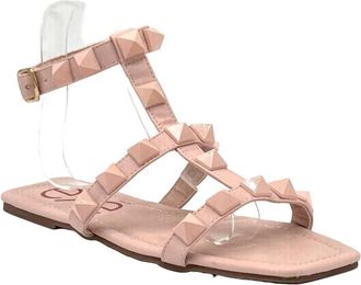 Ex&eacute; Womens Flat Sandal In Pink