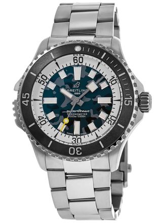 Breitling Superocean Automatic 46 Super Diver Grey Dial Titanium Mens Watch E10379351B1E1