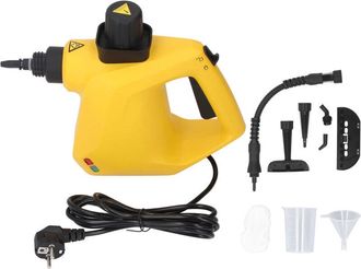 OEM Limpiador A Vapor Port&aacute;til Multiusos De Alta Temperatura Y Presi&oacute;n De 1000 W Para Muebles Del Hogar, Ropa, Sof&aacute;, Coche, Amarillo, Enchufe Europeo 220-