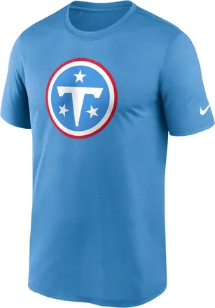 Nike Tennessee Titans Primetime Legend Logo Nike Mens Dri-FIT NFL T-Shirt in Blue | NKGK4AI9V-CX5