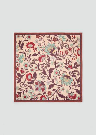 Mango Foulard stampa floreale marrone - Donna - Taglia unica - MANGO