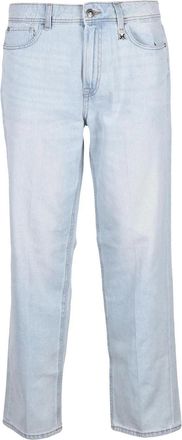 John Richmond Light Blue Rigid Denim Jeans