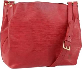 Louis Vuitton Pre-owned Vintage Cross Body Bag - Dames - Vintage Schoudertas - Rood - ONE Size - Leer - Vintage