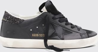 Golden Goose Sneakers Super-Star in pelle glitter e nappa con effetto used