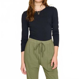 Xirena Frankie Long Sleeve Top In Black