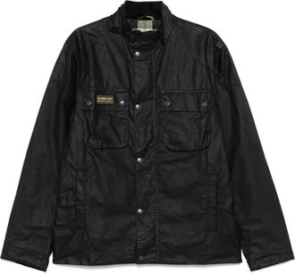 Barbour Zwarte Voorkant Rits Buitenkleding Jas - Heren - Zomerjassen - Zwart - XL - Jassen
