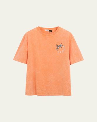 Loewe x Paulas Ibiza Mens Embroidered Frog T-Shirt