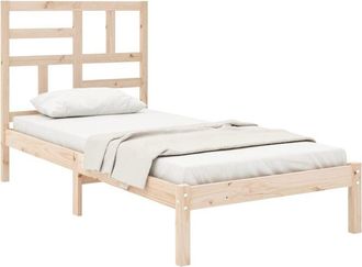 vidaXL Estructura De Cama Sin Colch&oacute;n Madera Maciza 90x200 Cm Vidaxl