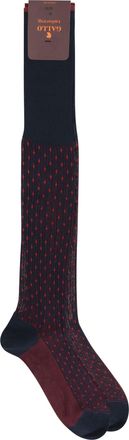 Gallo Patterned Cotton Long Socks