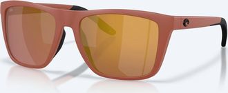 Costa Mens Mainsail Xl Polarized Sunglasses In Matte Terra Cotta