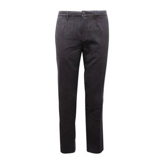 Siviglia Chinos, male, Blue, W35, White Trousers Made in Italy