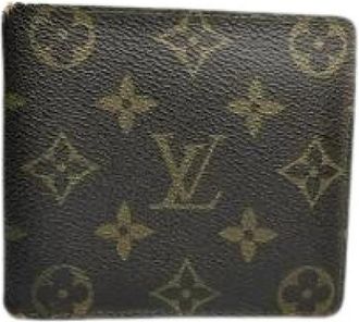 Louis Vuitton Pre-owned Vintage leren portemonnee - Dames - Vintage Accessoires - Bruin - ONE Size - Leer - Vintage