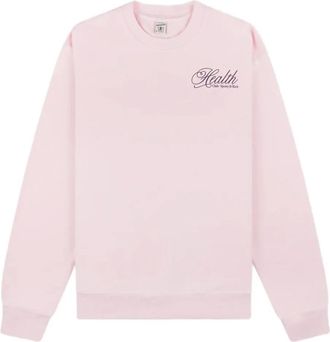 Sporty & Rich Felpa con stampa logo - Rosa