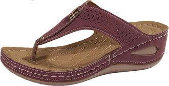 Generic Womens Sandals With Arch Support And Adjustable Back Strap Womens Flip Flops Ladies Comfortable Walking Thong Sandals With Plantar Fasciitis Arch Supp