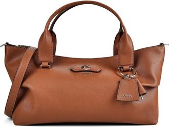 Guess Bolso Satchel Suzy 3 Comp - Bags - Mujer - Marr&oacute;n - ONE SIZE