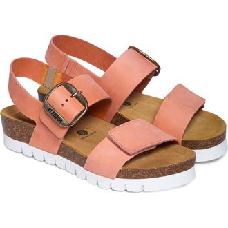 Plakton Condor Slingback Sandal in Peach Nobuck at Nordstrom Rack, Size 10Us / 41Eu