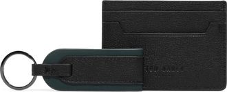 Ted Baker Cavendish Card Holder Wallet & Key Ring Set in Black at Nordstrom Rack