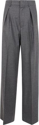 Maison Margiela Dames, Broeken, Grijs, Maat: 2XS