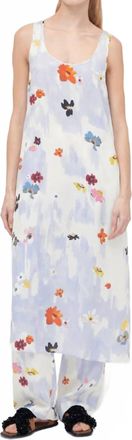 Stine Goya Tank Long Dress In Skyfall Flowers