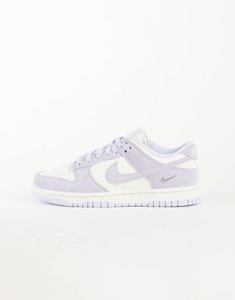 Nike Dunk sneakers viola e bianco