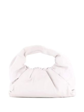 Bottega Veneta The Shoulder Pouch Leather Medium hobo bag - Bianco