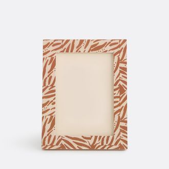 La Redoute Interieurs Tafellijst, zebrapatroon, 16,5 x 21,5 cm, LEAN