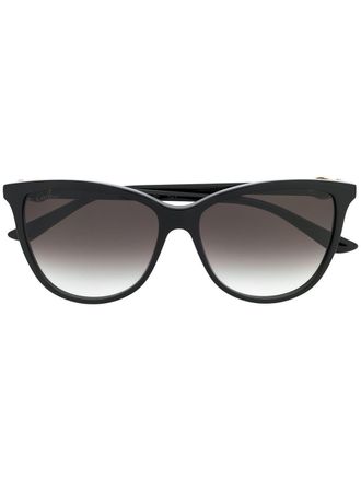 Cartier C D&eacute;cor round sunglasses - Black