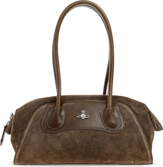 Vivienne Westwood Tassen, Dames, Bruin, ONE Size, Katoen, Shirley Small Holdall