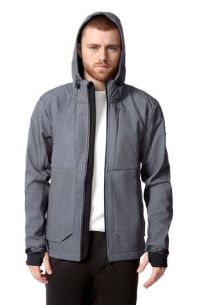 Alpine North Tofino - Mens Fleece Lined Softshell Windbreaker in Dark Grey at Nordstrom, Size Xx-Large