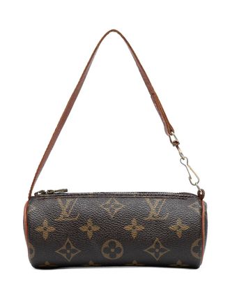 Louis Vuitton 1990-2025 Monogram Papillon Pochette handtas - Bruin