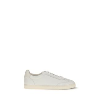 Brunello Cucinelli White Rubber Low Top Mens Sneakers