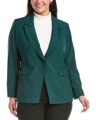 Tahari by ASL Tahari Asl Plus Solid Blazer