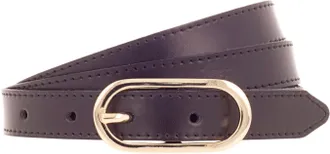 Tamaris Lederg&uuml;rtel TAMARIS, Damen, Gr. 11,5, schwarz, Rindsleder, unifarben, G&uuml;rtel Lederg&uuml;rtel, Schmale Schliesse, leicht genarbte Oberfl&auml;che, 2 cm breit