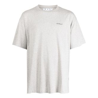 Off-white Jumbo Arrow-print Cotton T-shirt Grey OMAA038S23JER0020810