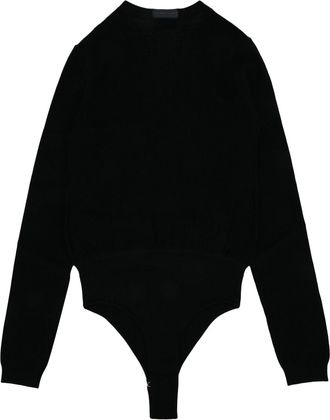 Elisabetta Franchi Body Tricot Bodysuit - Black