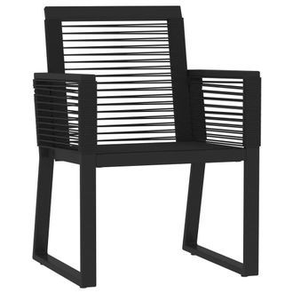 Berkfield Home Decorative 7 Piece Garden Dining Set Black
