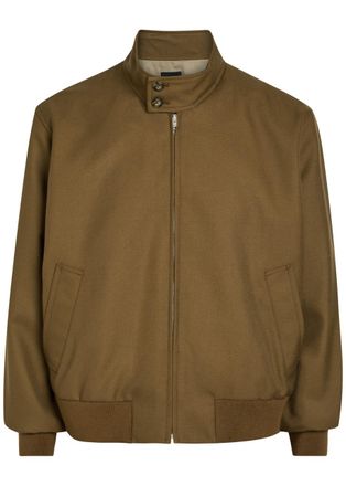 A.P.C. High-neck Twill Jacket - Khaki - XL