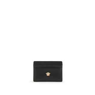 Versace Zwart Kalfsleer Bos Taurus Portemonnee