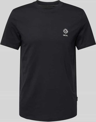 Blend T-Shirt mit Motiv- und Statement-Stitching Modell JANUS in Black, Größe XXL