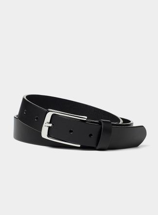 Le 31 Mens Shiny Italian leather belt