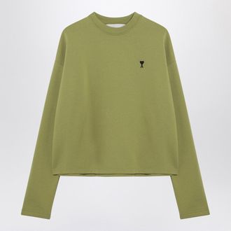 Ami Ami De Coeur Matcha-gr&uuml;nes Sweatshirt