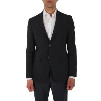 Karl Lagerfeld Jassen, Heren, Blauw, L, Leer, Karl Lagerfeld - Jassen > Blazers