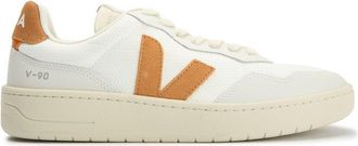 Veja Mens V-90 Trainers - White Leather - Size UK 10