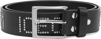 Icecream Cintura Belt Script - Dames - Riemen - Zwart - ONE Size - Leer - Accessoires