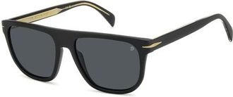 David Beckham Grey Browline Mens Sunglasses DB 7111/S 0I46/IR 56