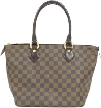 Louis Vuitton Pre-owned Handbags, female, Brown, Size: ONE SIZE Pre-owned Canvas Handbag