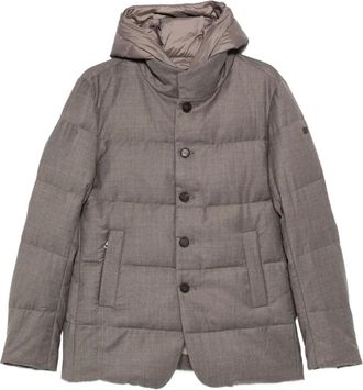 Duno Giacca trapuntata con cappuccio - Grigio