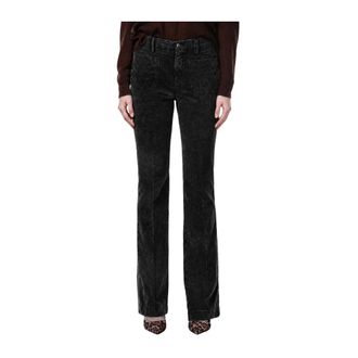 Mason's New York Flare - Dames - Broeken - Zwart - Maat: M Katoen