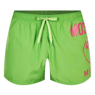 Moschino Heren Milano Grote Logo Zwemshort (Groen)